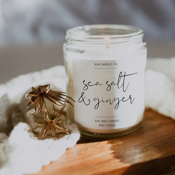 Bougie Premium minimaliste